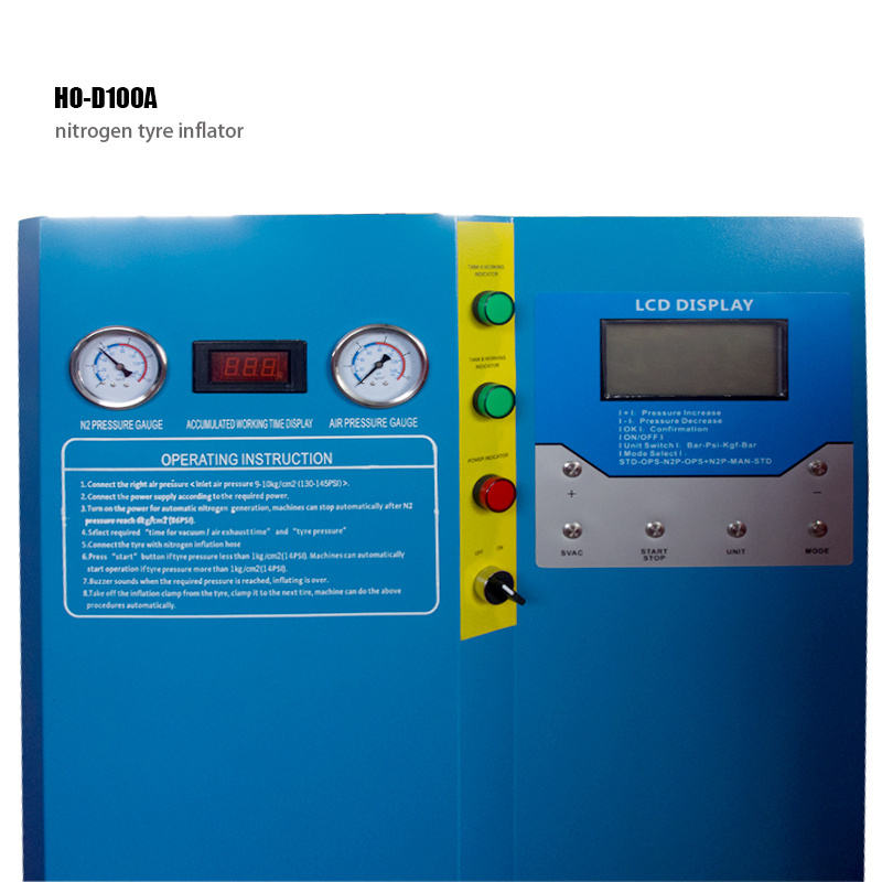 HO-D100A Car Tire Nitrogen Inflator Machine