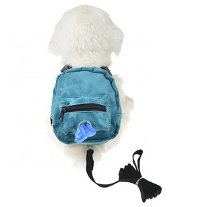 manufacturer Travel Hiking Walking cute mini kids small Pet carrier Dog Backpack Harness with Leash for Small Medium Dogs