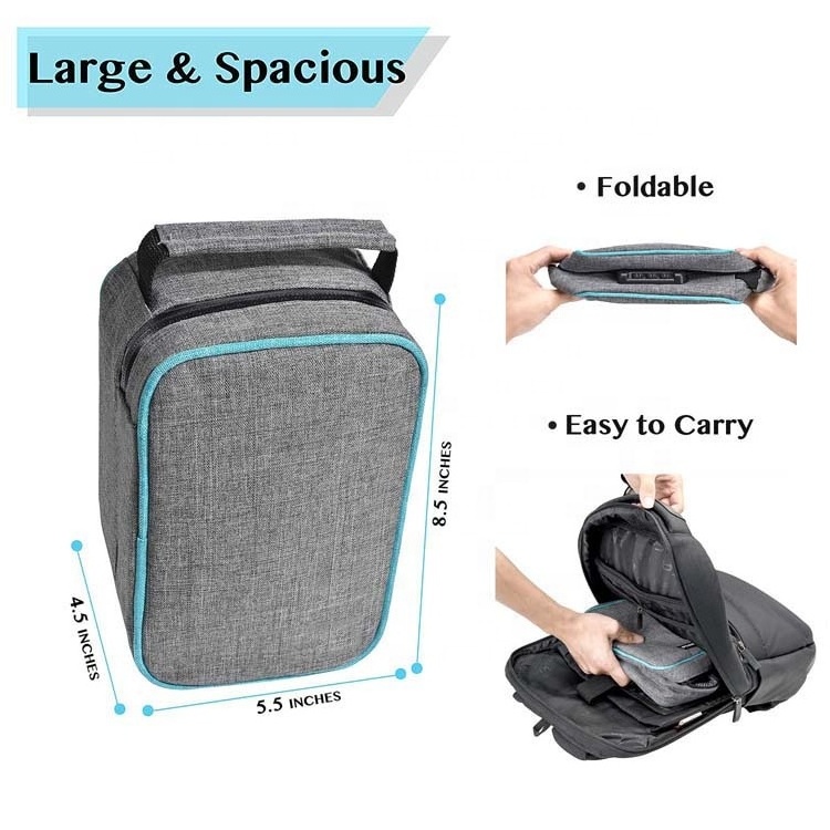 hot sale custom carbon lining Odor Proof Stash Case Container Smell Proof case Bag with Combination Lock for Herbs