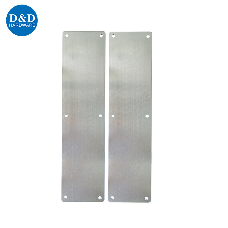 hot selling supplier stainless steel protective door plate kick plate for metal door