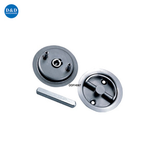 304 316 Stainless Steel  Invisible Door Round Recessed Cup Ring Flush Pull Handles