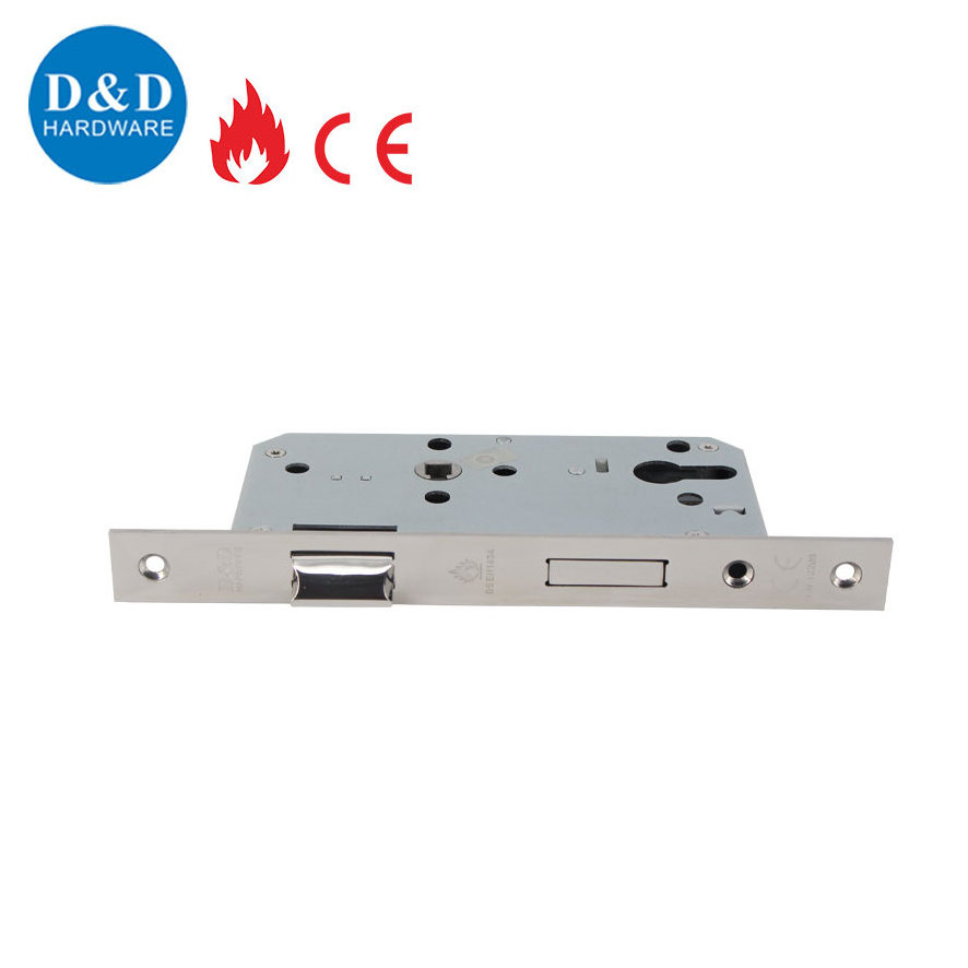 DIN18250 Euro profile CE EN12209 Fire Rated  Mortise Sash door lock with Latch and Deadbolt