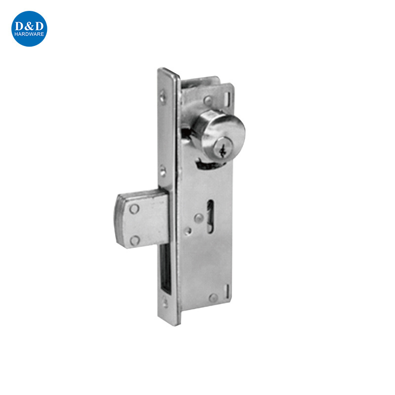 Stainless Steel High Quality Door Long Throw Deadlock Kit Lock with Mortise Key Cylinder