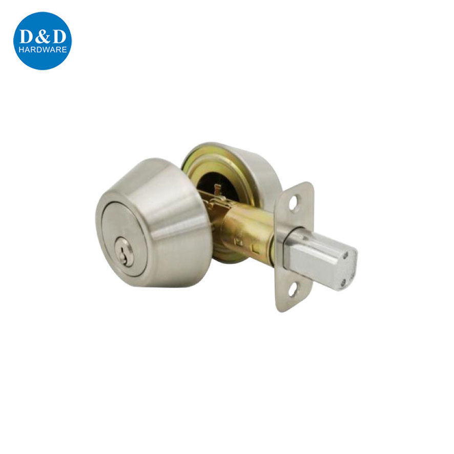 Double Cylinder SS304 ANSI Grade 2 Heavy Duty Deadbolt Door Lockset by Key either Side