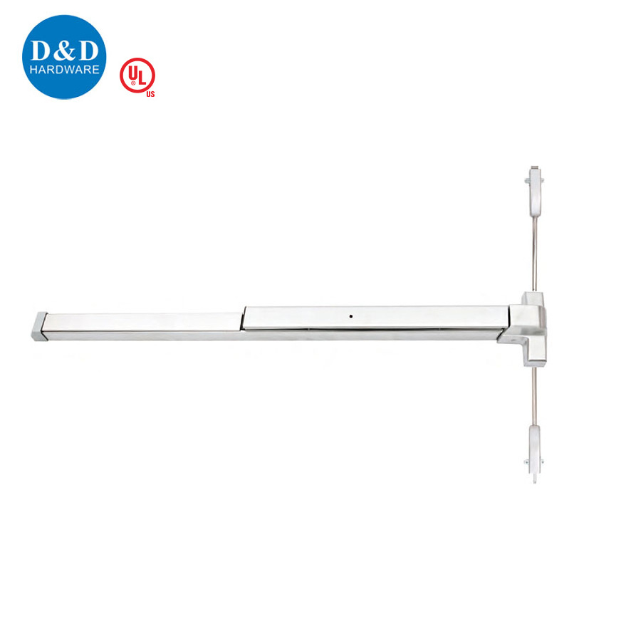 Heavy Duty UL 305 SS304 Stainless Steel Vertical Exit Device Push Type Dogging Panic Bar Lock