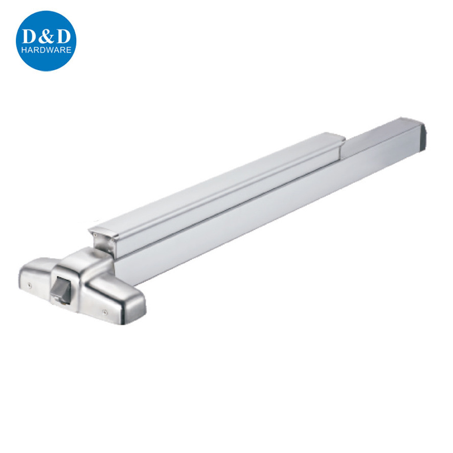 One Point Lock SS304 Aluminium Alloy Panic Door Push Bar Commercial Exit Panic Hardware