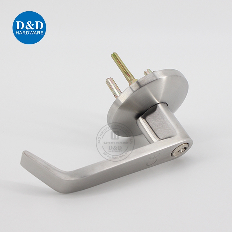 Stainless Steel Standard Escape Exit Door Panic Device Hardware Outside Zinc Alloy Lever Trim Bar Lock