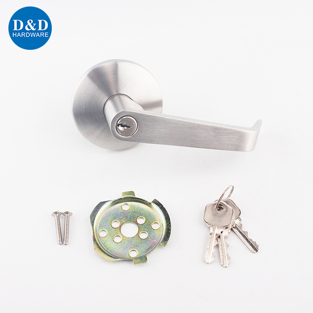 Stainless Steel Standard Escape Exit Door Panic Device Hardware Outside Zinc Alloy Lever Trim Bar Lock