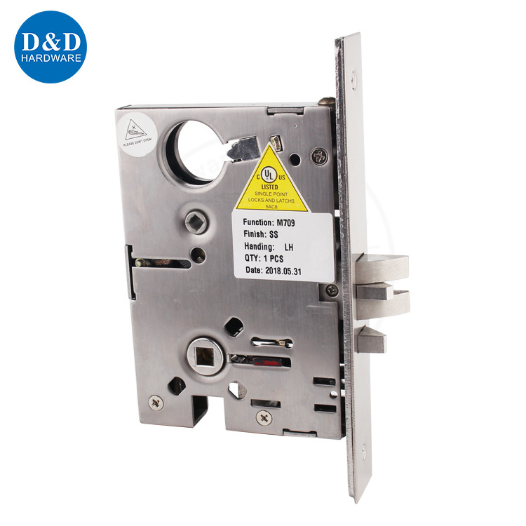 American din 18250 Restroom mortise lock and ANSI mortise lock set