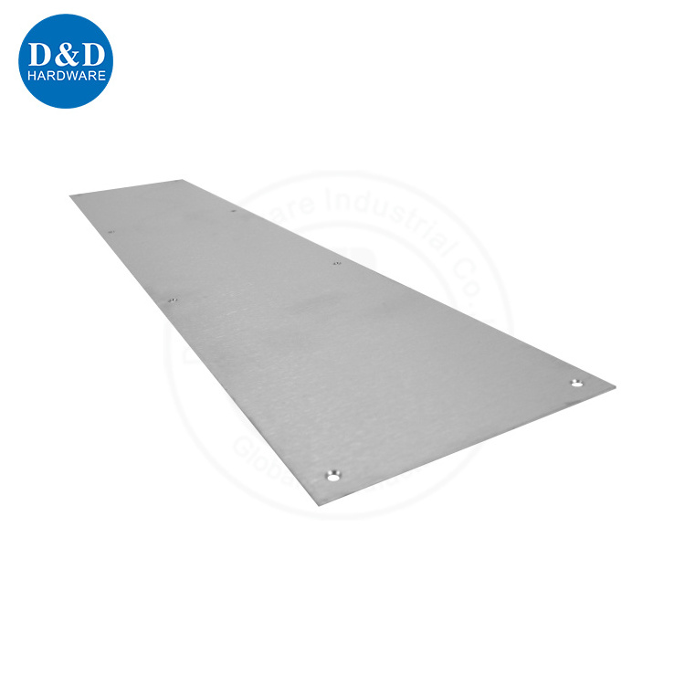 hot selling supplier stainless steel protective door plate kick plate for metal door