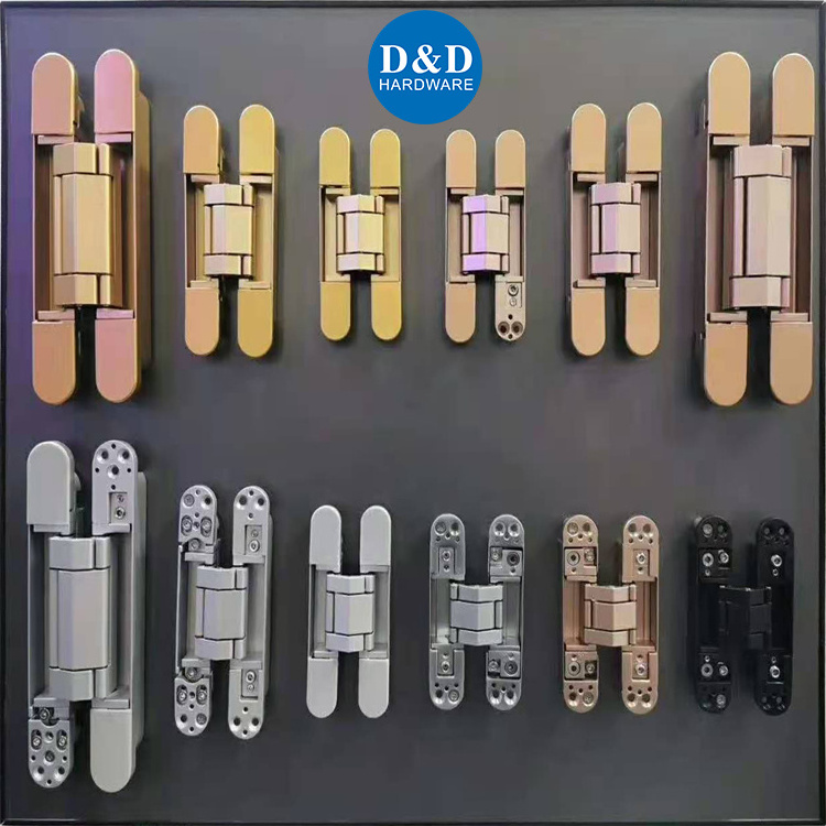 new design stainless steel barrel hinge hidden invisible concealed hinges for cloakroom