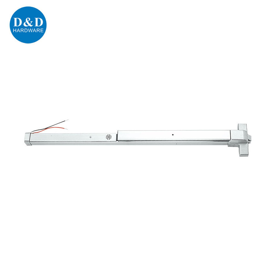 Heavy Duty 200KG Electric Panic Bar Stainless Steel Push Bar Panic Exit Device with Alarm For Commercial Door