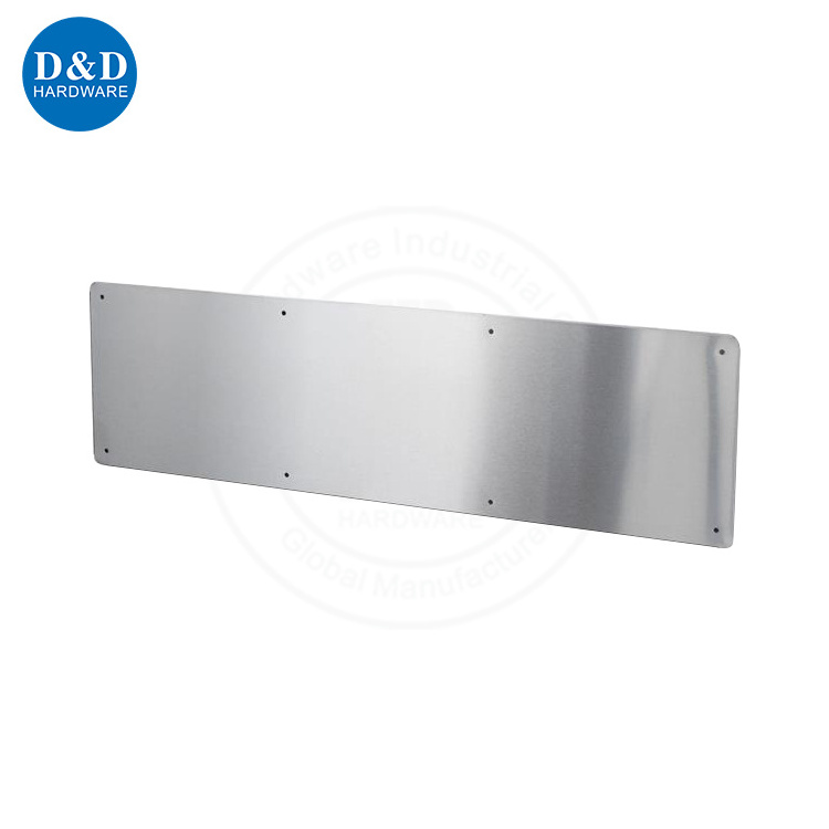 hot selling supplier stainless steel protective door plate kick plate for metal door