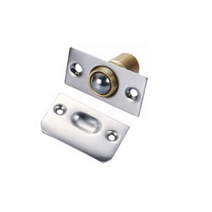 Brass ball catch lock for door