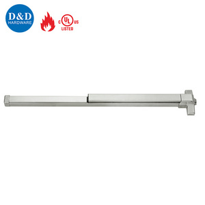 Hot selling UL SUS304 Fire Rated 3 Hours Metal Escape Emergency Door Push Bar Panic Exit Device