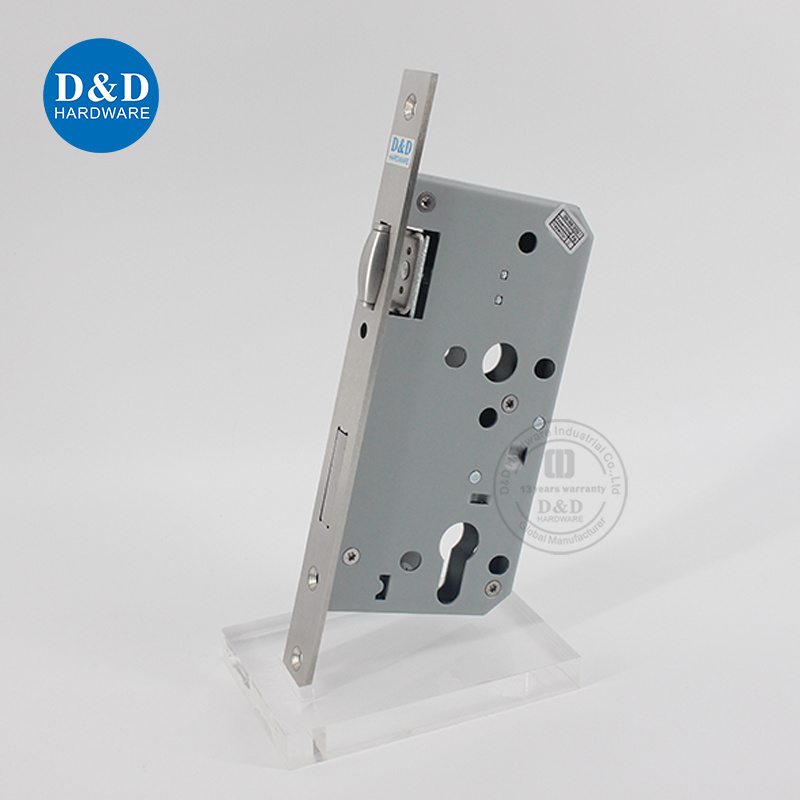 Good Quality Stainless Steel 304 Euro Roller Latch Passage Mortise Metal Door Lock