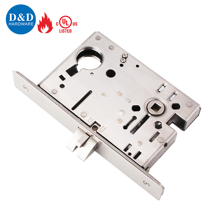 UL American standard ANSI Grade 1 Fire Rated mortise building metal passage door lock body set