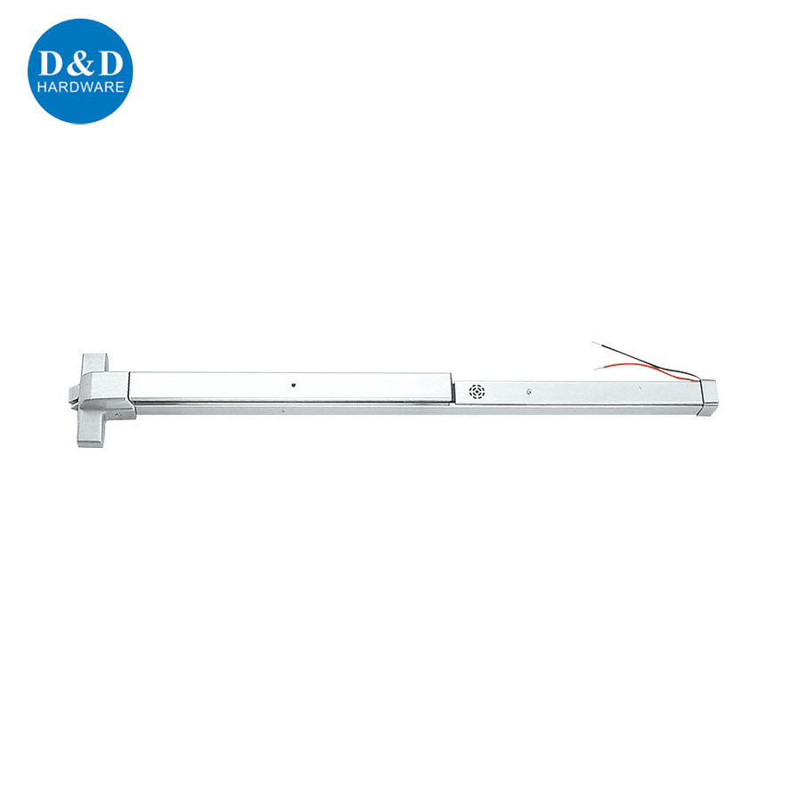 Heavy Duty 200KG Electric Panic Bar Stainless Steel Push Bar Panic Exit Device with Alarm For Commercial Door