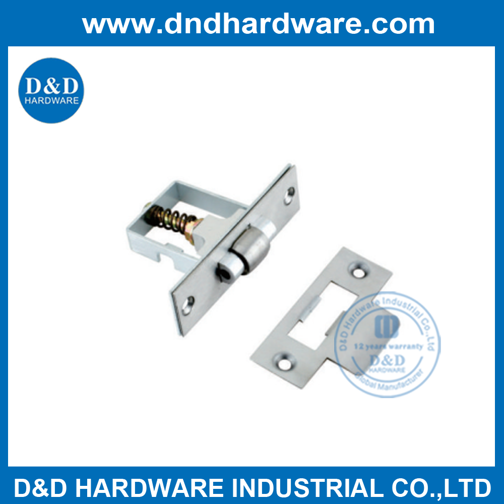 Stainless steel roller ball catch for doors