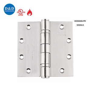 304SS SS16 UL fire rated door ball bearing removable pin heavy duty commercial door hinges