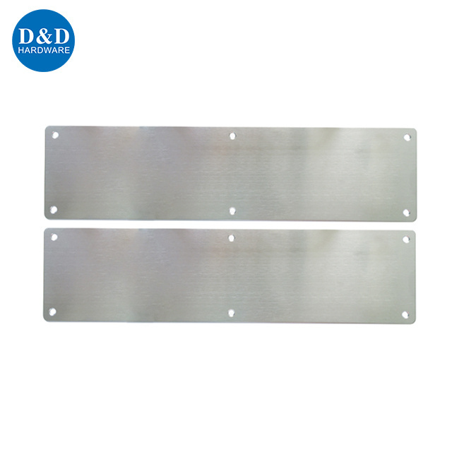 hot selling supplier stainless steel protective door plate kick plate for metal door