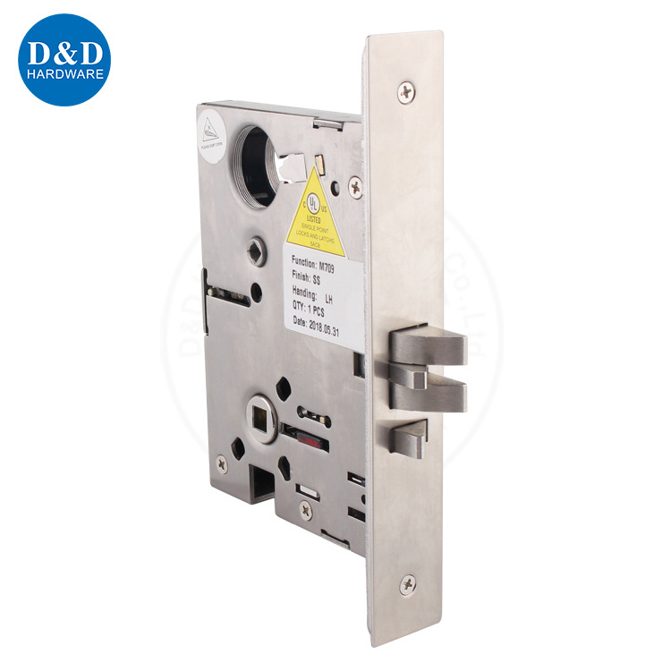 American din 18250 Restroom mortise lock and ANSI mortise lock set