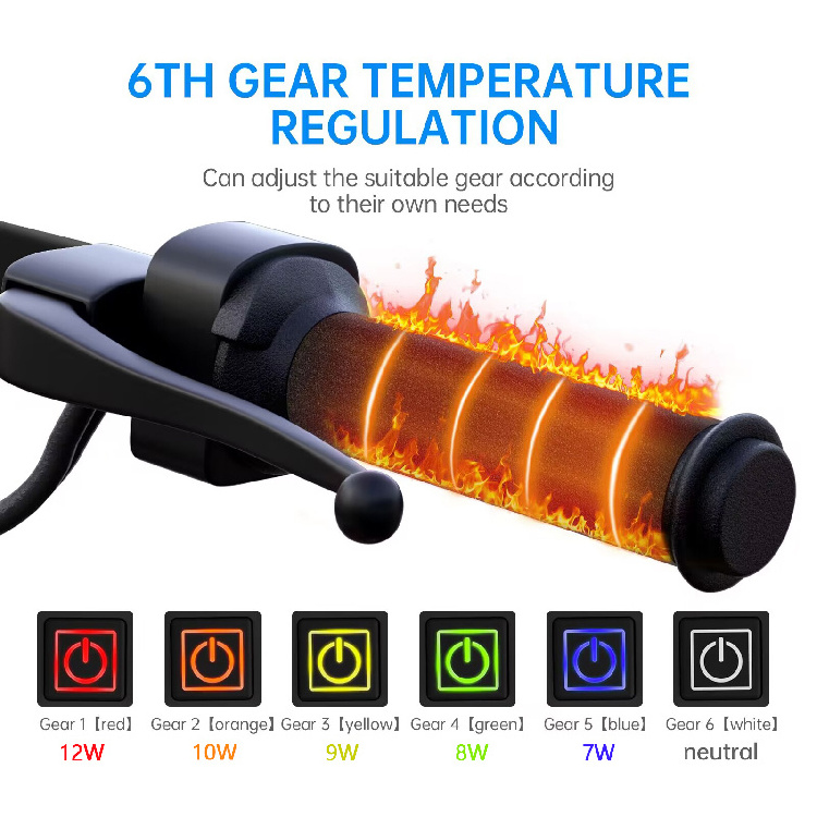 5v Heating Handlebar Cover Ebike Motorcycle Heated Grips Usb