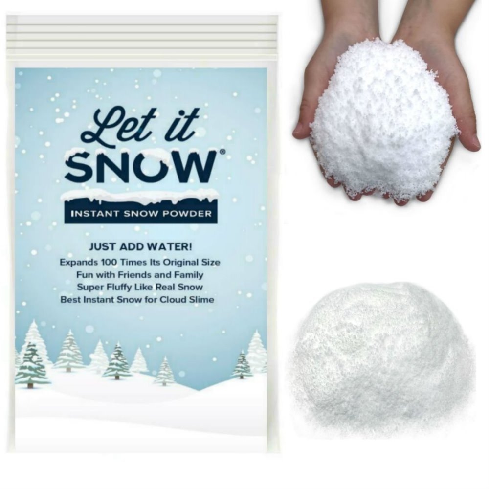 Instant Snow Powder For Slime Fluffy Snow White Powder For Slime Cloud