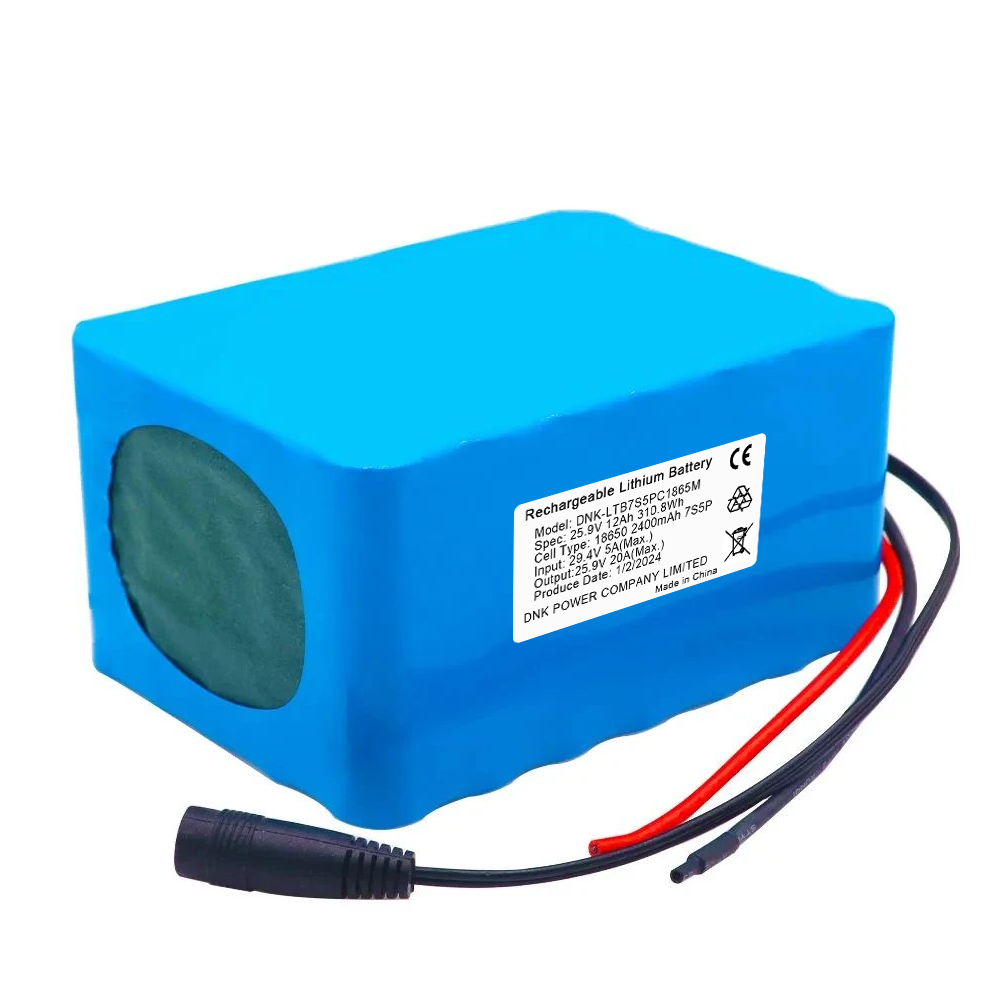 24V 12Ah 7S5P 18650 2400mAh Rechargeable Li-ion Battery Customized 12V 24V 36V 48V 30Ah 40Ah 45Ah 50Ah 60Ah Ebike Scooter