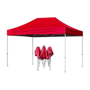 10x15 ft Pop Up Canopy Tent Commercial Outdoor Trade Fair Event  Canopy Shade Party Tent with 1680D Roller Bag