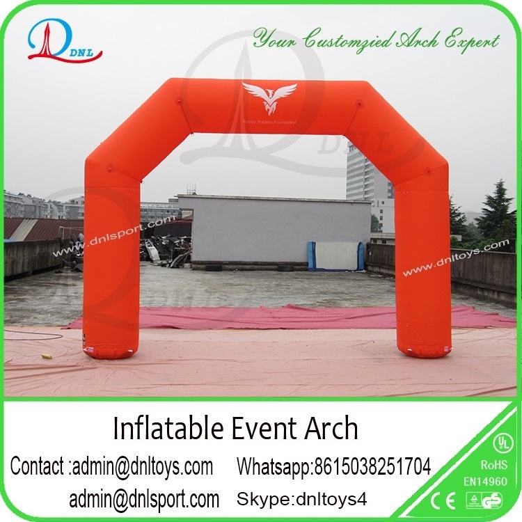 Bicycle racing event inflatable arch