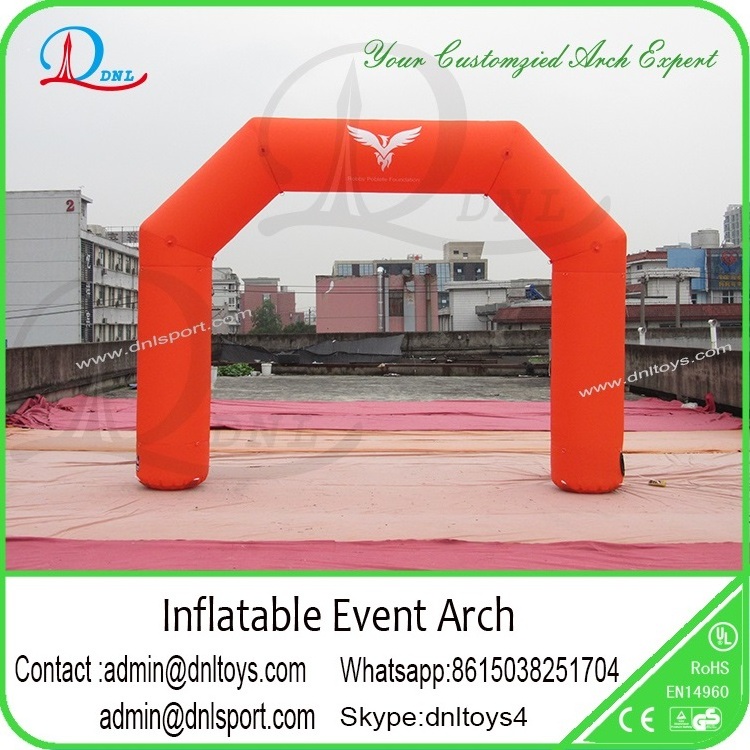 Bicycle racing event inflatable arch