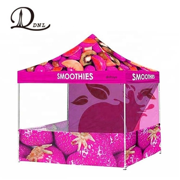 DNL CUSTOM 10X10FT Trade Show Tent Pop Up Marquee Folding Aluminium Canopy Outdoor Event Gazebo