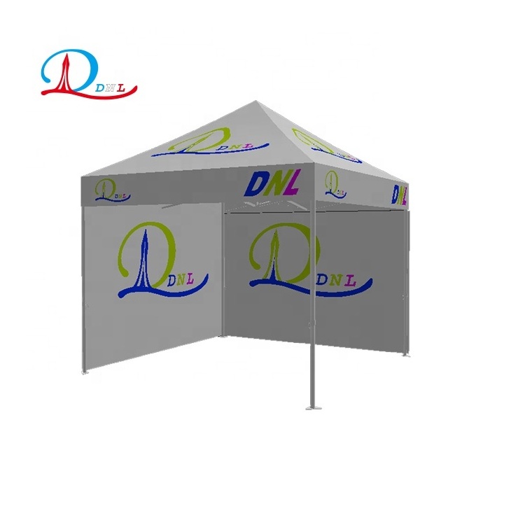 DNL CUSTOM 10X10FT Trade Show Tent Pop Up Marquee Folding Aluminium Canopy Outdoor Event Gazebo