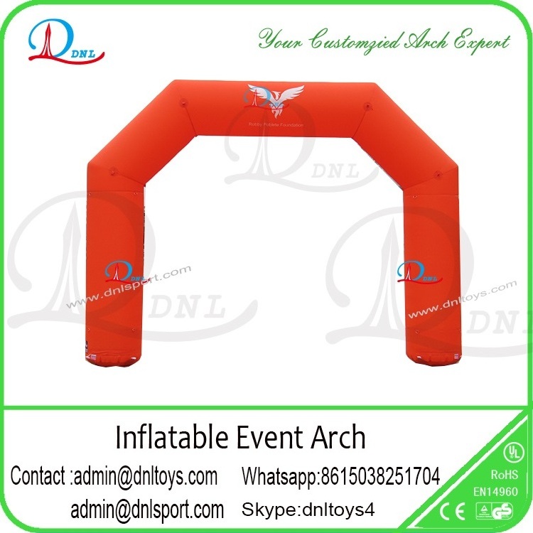 Bicycle racing event inflatable arch