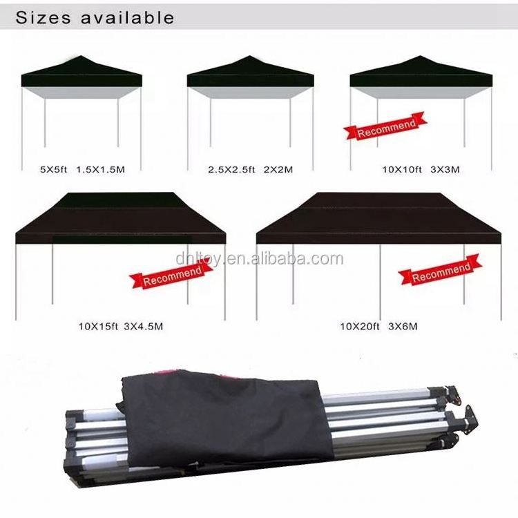 10 x 20 ft trade show event market stall booth outdoor 40 mm aluminum frame canopy tent with 4 sidewalls