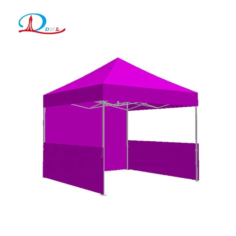 2022 cheaper Outdoor Easy-up  portable Canopy colorful  Party Tent with half Side Walls