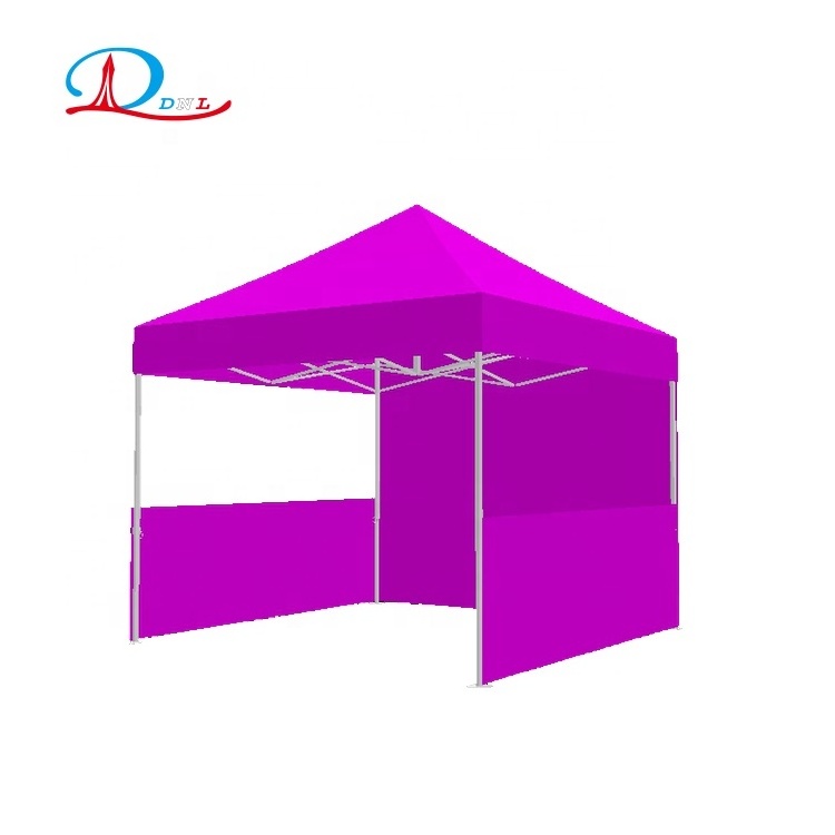 2022 cheaper Outdoor Easy-up  portable Canopy colorful  Party Tent with half Side Walls