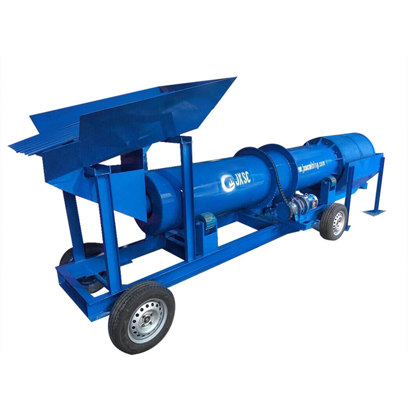 Large Capacity Mining Processing Gold Washing Machine Mineral Trommel Scrubber