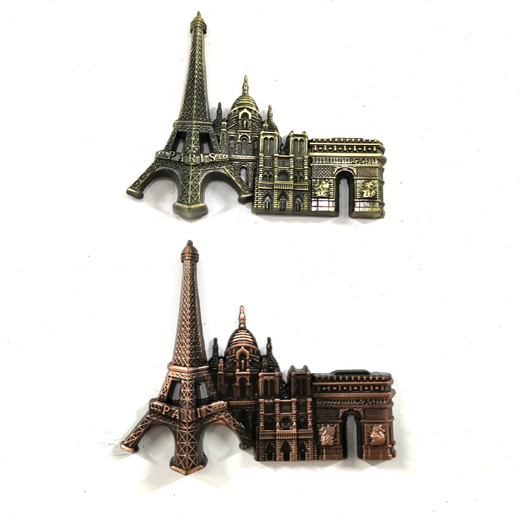 Wholesale travel gift custom metal eiffel tower paris france souvenir keychain