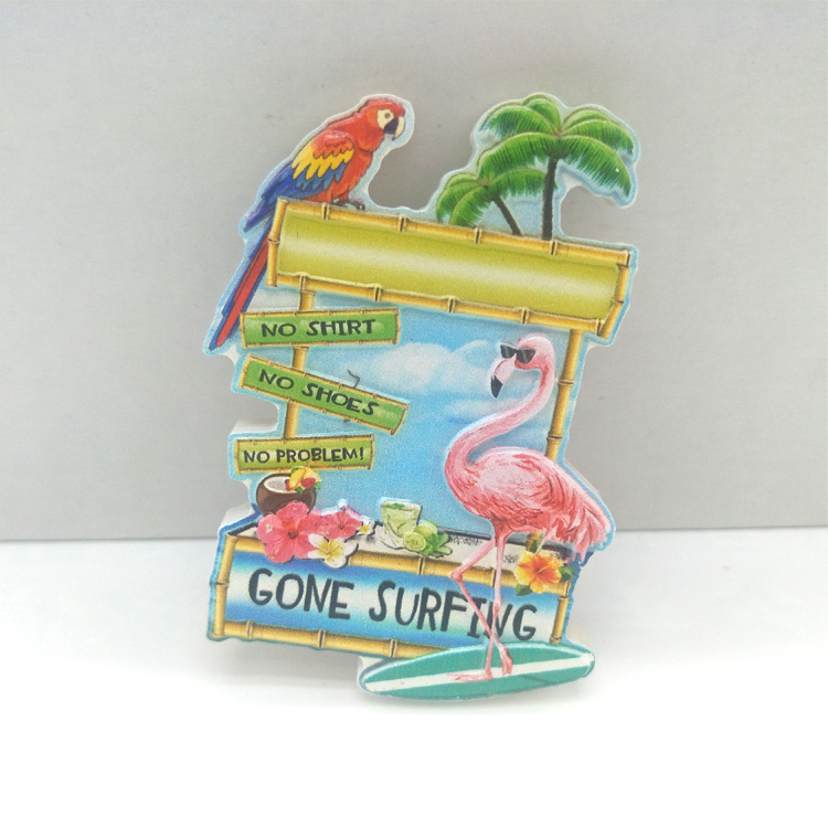 Wholesale custom resin printed puerto rico souvenirs fridge magnet