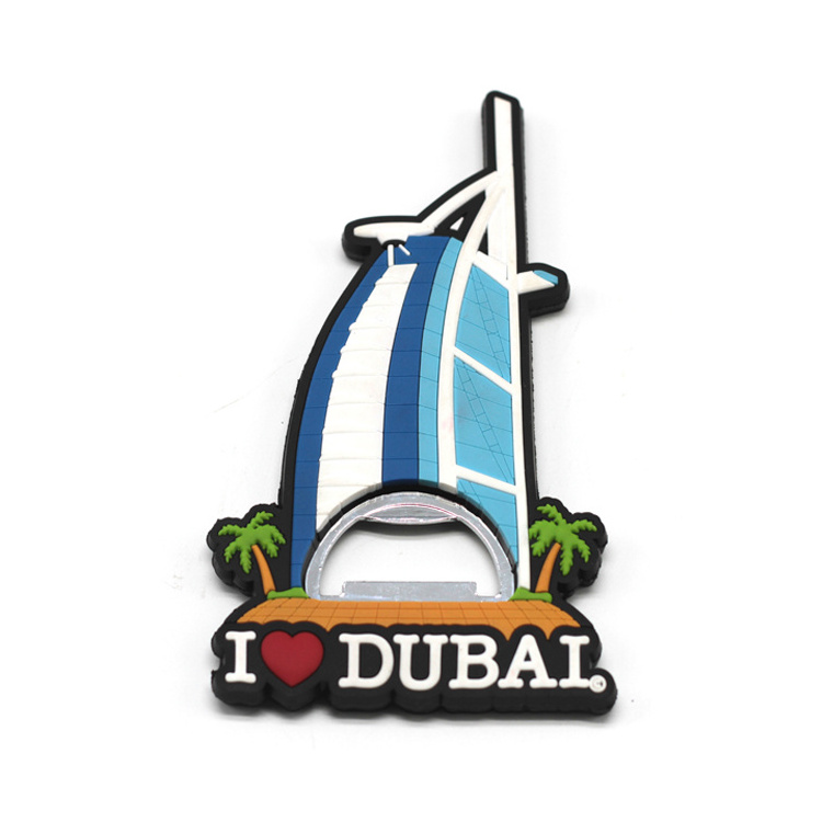 Dubai souvenir set custom Dubai keychain snow globe ashtray figurine fridge magnet ceramic plate