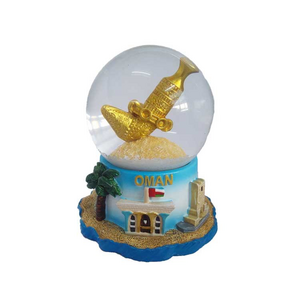 Wholesale country building resin snow globe custom souvenirs snowball cities