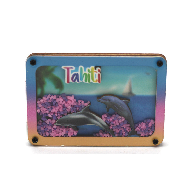 Custom Wood Magnet Fiji Maldives Tahiti Tourist Souvenir Fridge Magnet