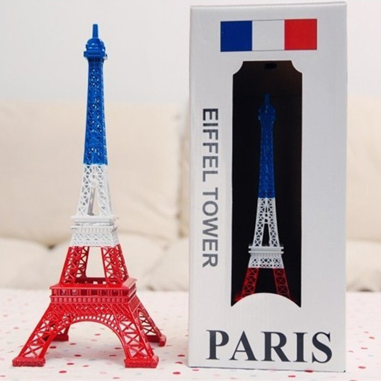 Wholesale  custom metal zinc alloy tourist souvenirs large eiffel tower statue decor