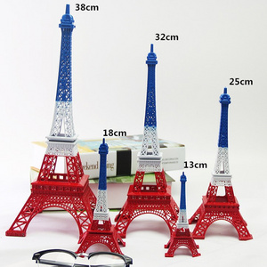 Wholesale  custom metal zinc alloy tourist souvenirs large eiffel tower statue decor