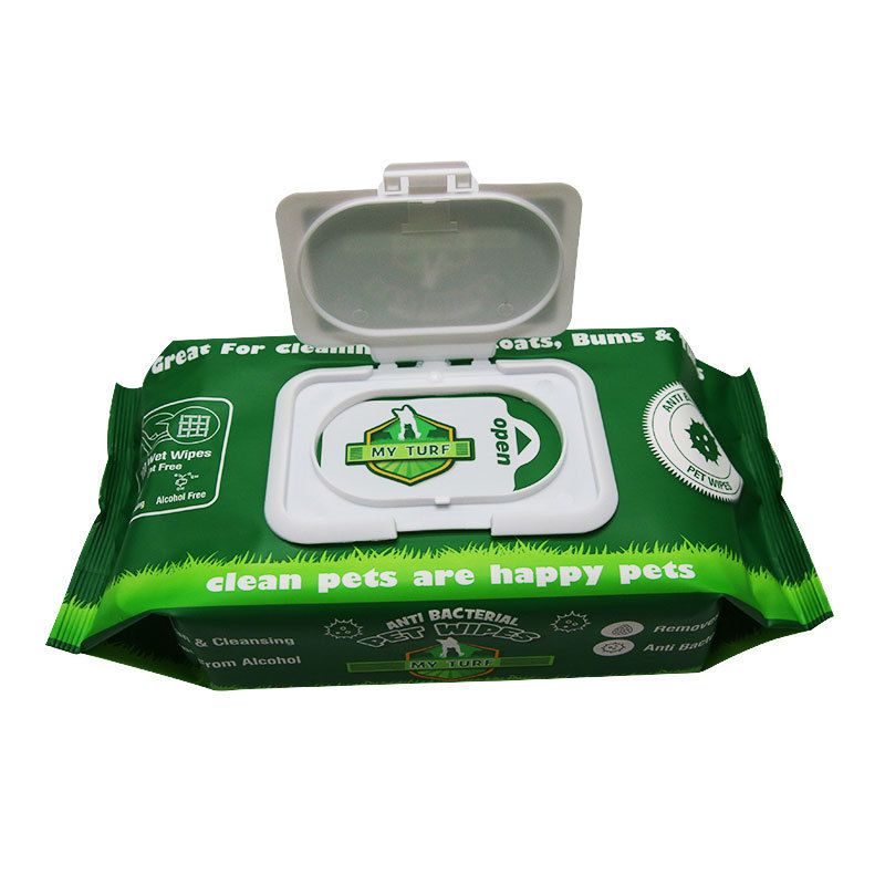 100pcs Aloe Pet Wet Wipes Anti-bacterial cleaning wipe Dogs puppies Cats cleaning wipes