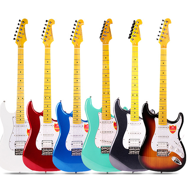 Bullfighter factory OEM high quality best price wholesale guitar kits Chinese electric guitar with high quality guitar strings