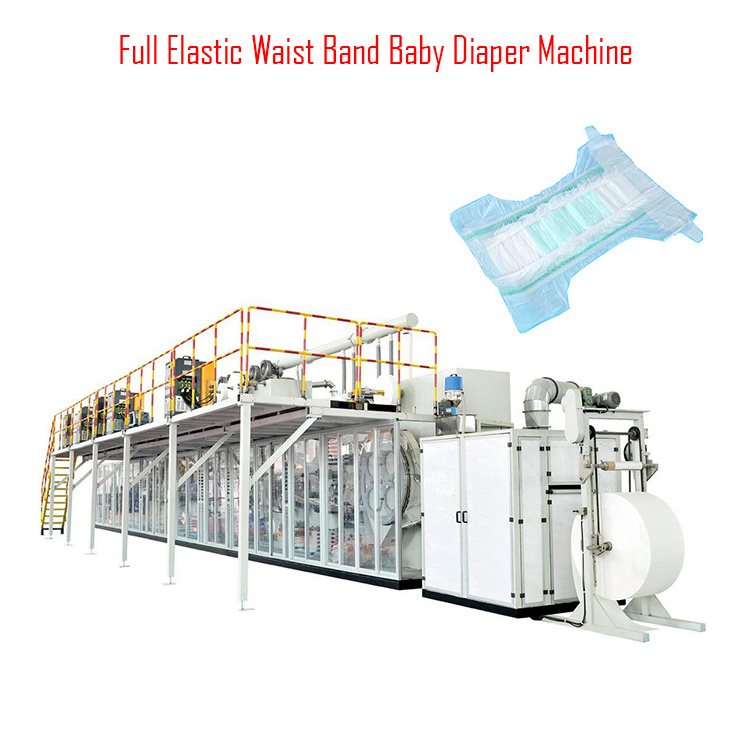 Baby Pampers Diapers Making Machine Production Line