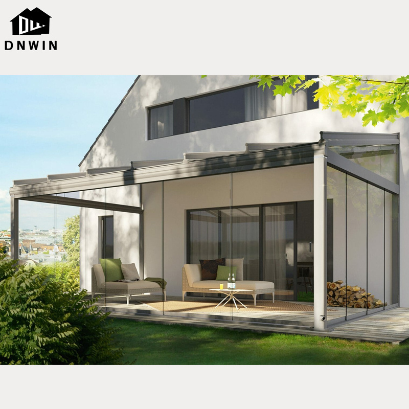 Factory customized villa four season outdoor garden aluminium glass house